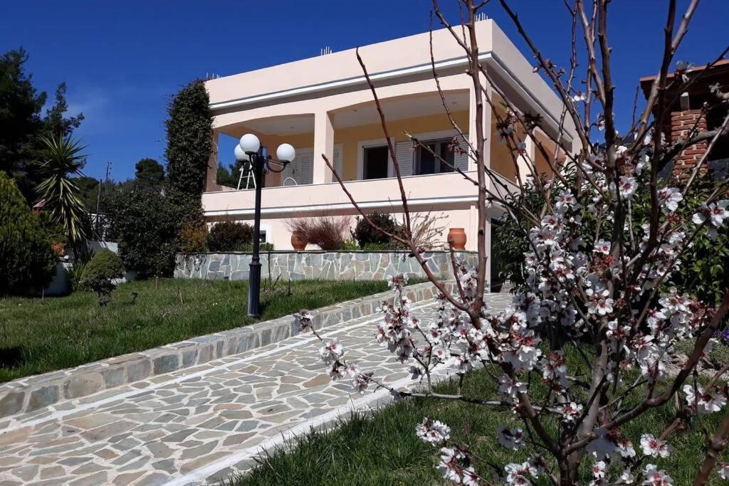 Willa Σπίτι Στο Βουνό Αλλά Μια Ανάσα Από Τη Θάλασσα Paleochori Zewnętrze zdjęcie